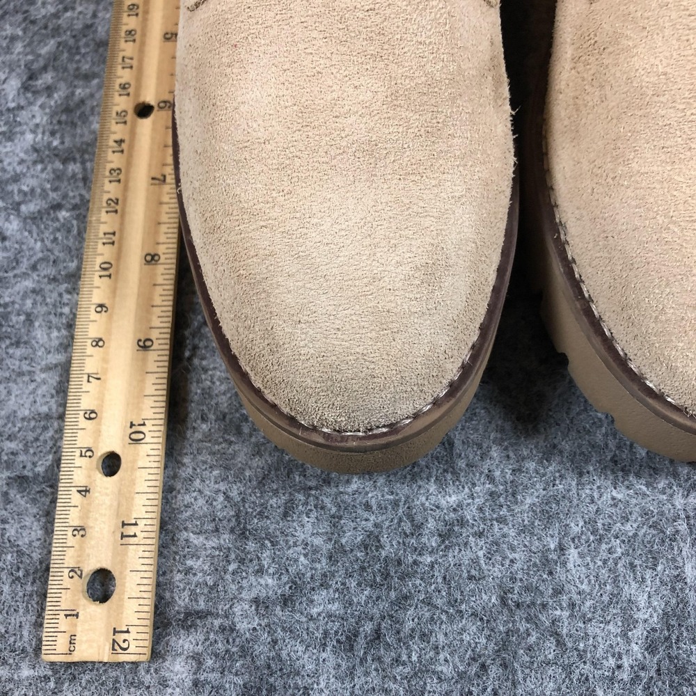 Blondo Waterproof Chelsea Booties Womens 8.5‎ M Beige Suede Lug Sole Ankle - Picture 8 of 16